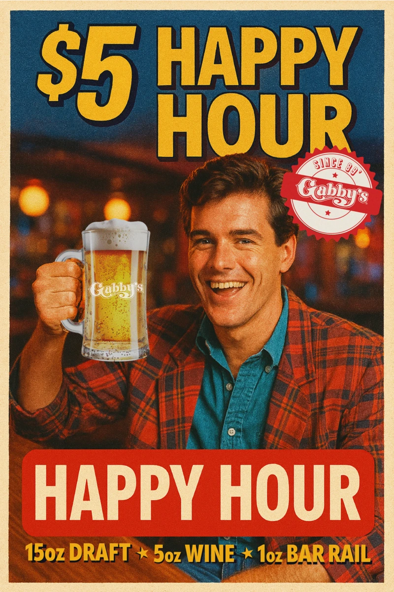$5 Happy Hour