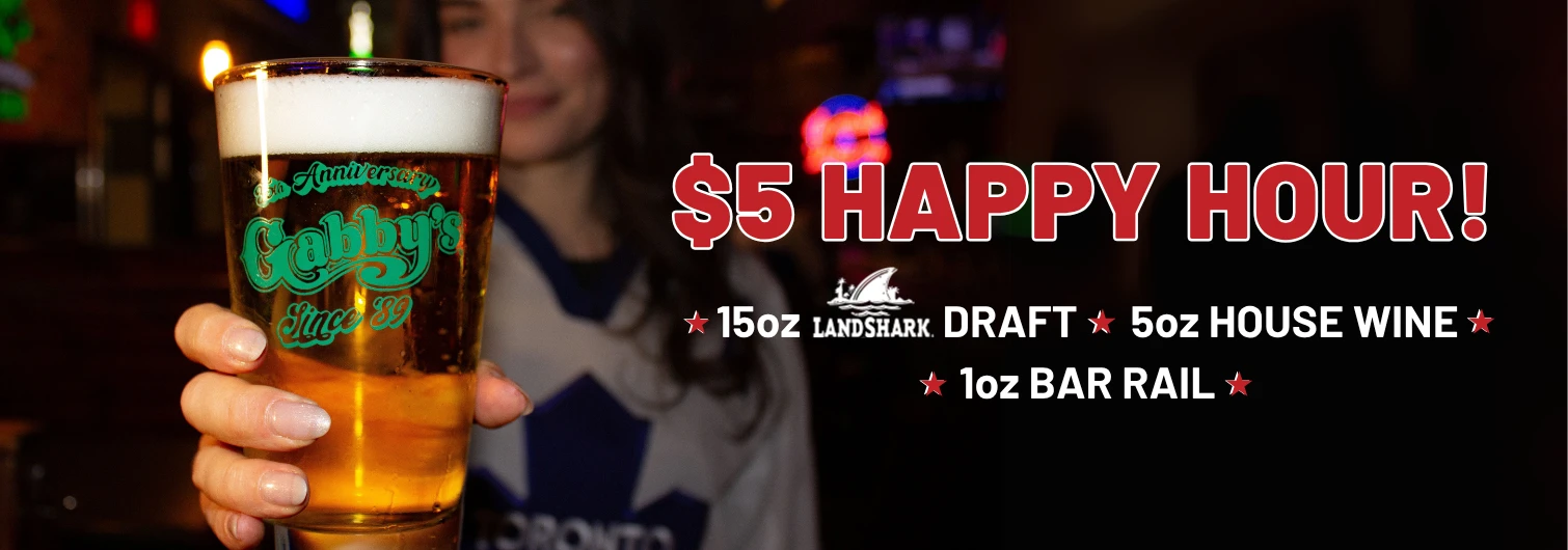 $5 Happy Hour